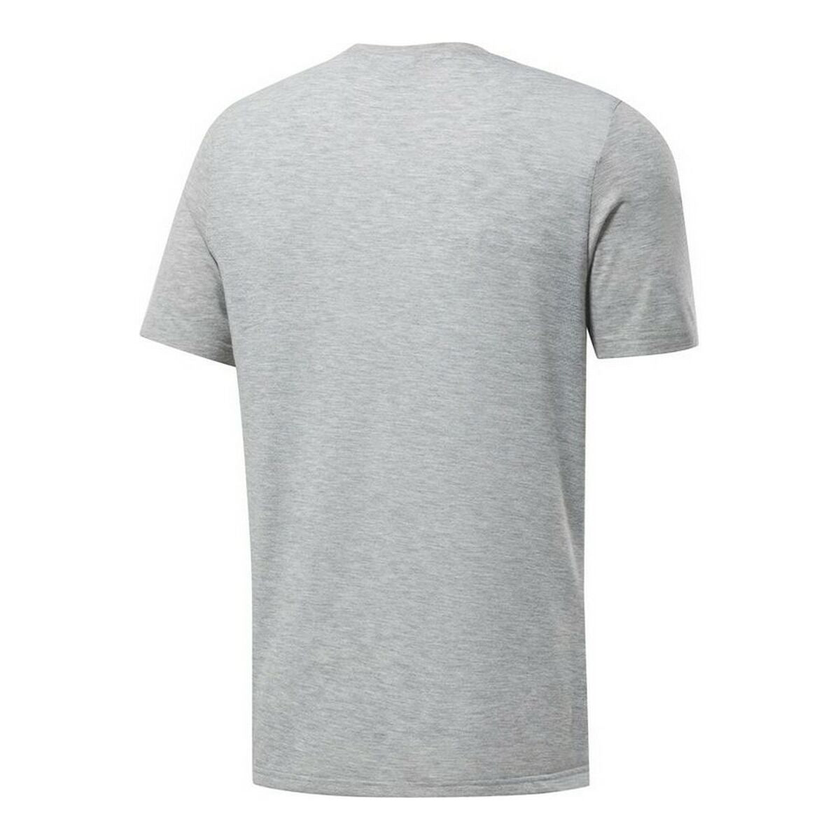 Heren-T-Shirt met Korte Mouwen Reebok Workout Ready Supremium Grijs