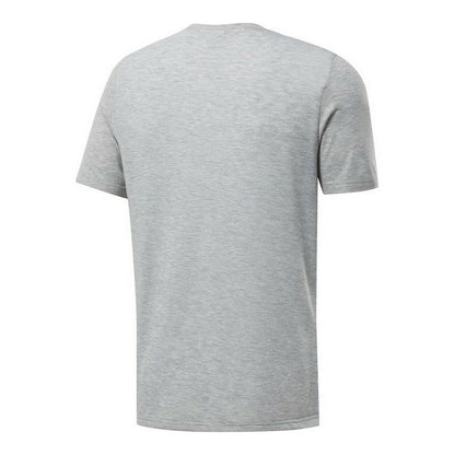 Heren-T-Shirt met Korte Mouwen Reebok Workout Ready Supremium Grijs
