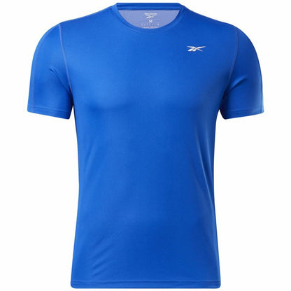 Heren-T-Shirt met Korte Mouwen Reebok Workout Ready Tech Blauw