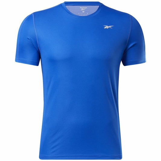 Heren-T-Shirt met Korte Mouwen Reebok Workout Ready Tech Blauw