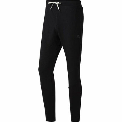 Broeken voor Volwassenen Reebok  JOGGER DY7771 Zwart Mannen
