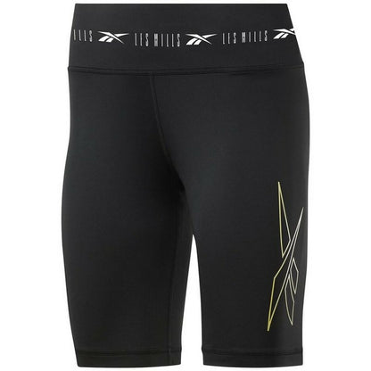 Korte Sportlegging Reebok  Les Mills Fietsen Zwart