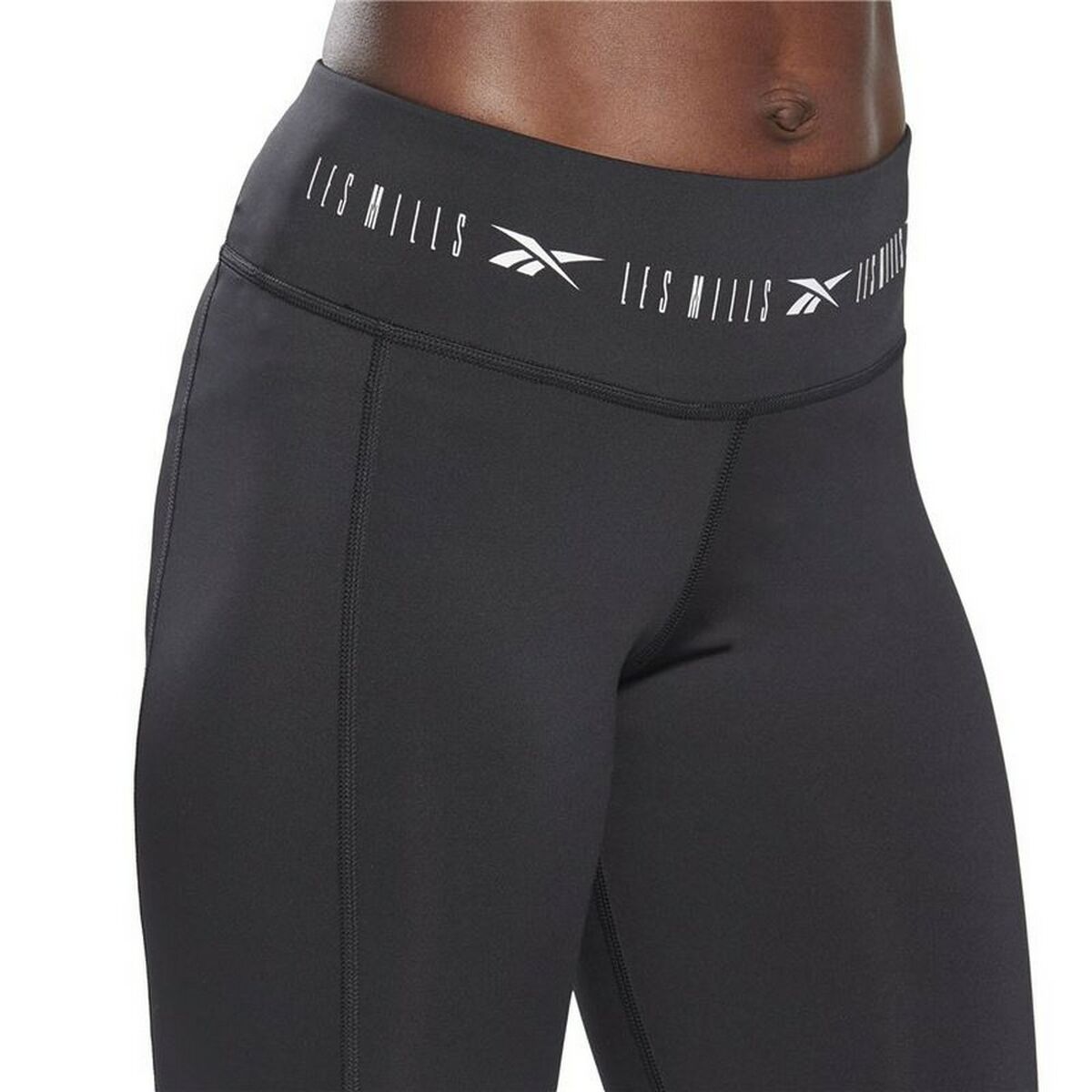 Korte Sportlegging Reebok  Les Mills Fietsen Zwart