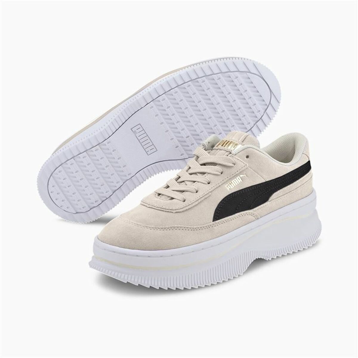 Dames casual sneakers Puma deva Suede Wn'S Beige