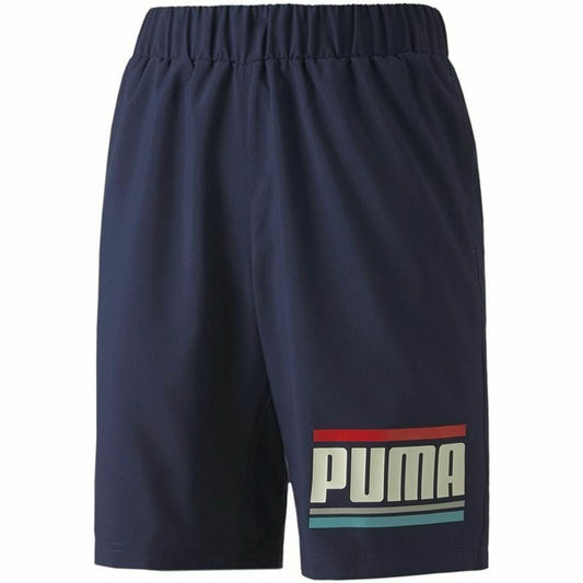 Sportbroeken voor Kinderen Puma Celebration Boys Woven Donkerblauw