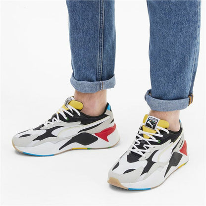 Casual Herensneakers Puma RS-X³ WH Wit