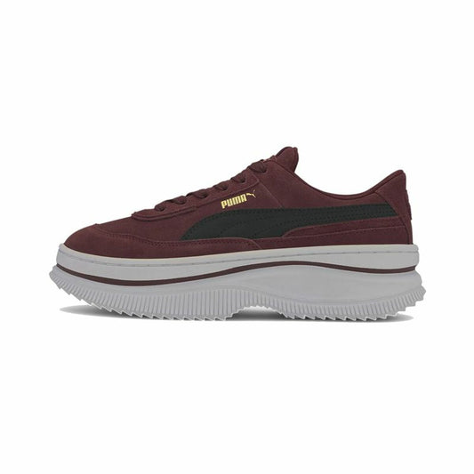 Dames casual sneakers Puma Sportswear Deva Suede Donkerrood