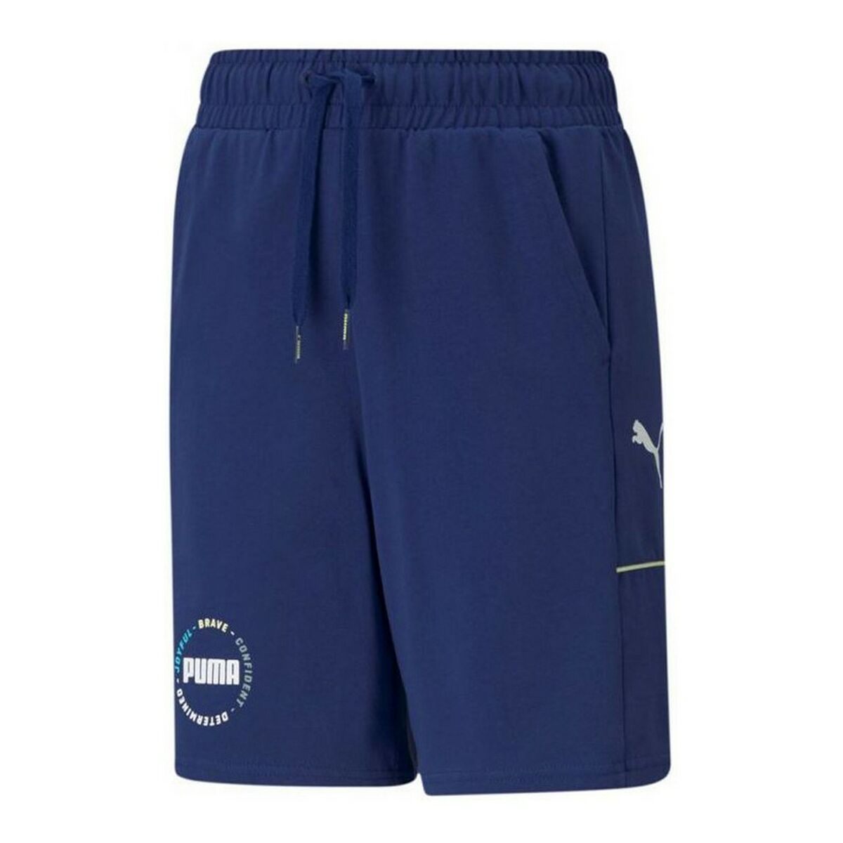 Kindertrainingspak Broek Puma Alpha Blauw Mannen