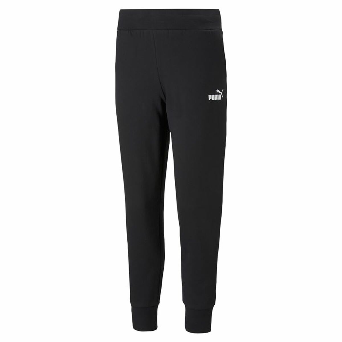 Lange sportbroek Puma  Ess Sweat Fl Cl  Zwart Vrouw