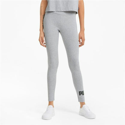 Sportleggings voor Dames Puma Essentials Logo Lichtgrijs