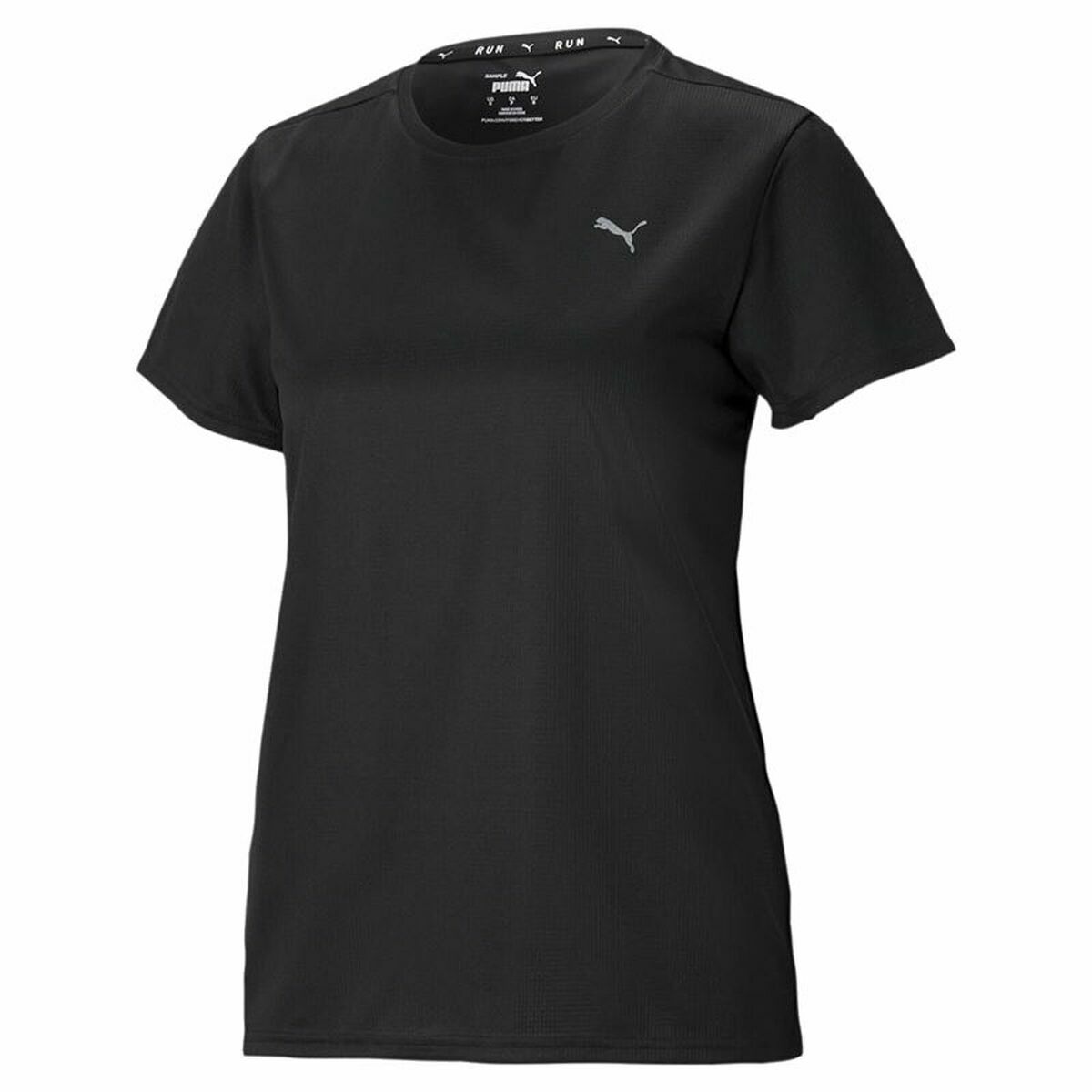 Dames-T-Shirt met Korte Mouwen Puma Run Favorite Zwart