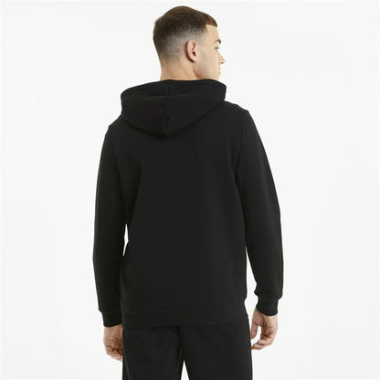 Herenhoodie Puma Essentials Big Logo Zwart