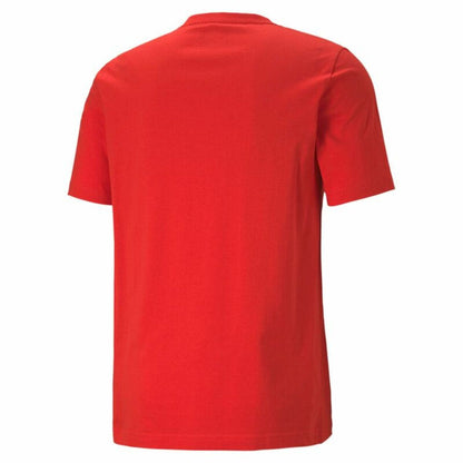 Heren-T-Shirt met Korte Mouwen Puma Essentials+ Rood