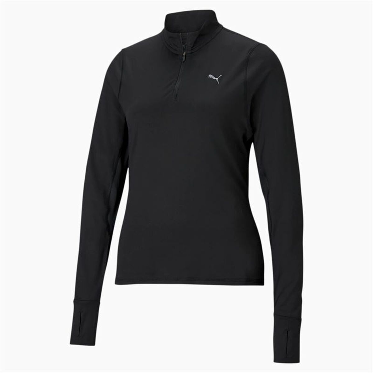Damesshirt met Lange Mouwen Puma  Favourite  Zwart Vrouw