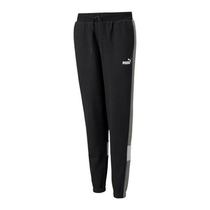 Lange sportbroek Puma Essential+ Colorblock Zwart Mannen