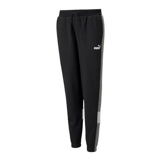 Lange sportbroek Puma Essential+ Colorblock Zwart Mannen