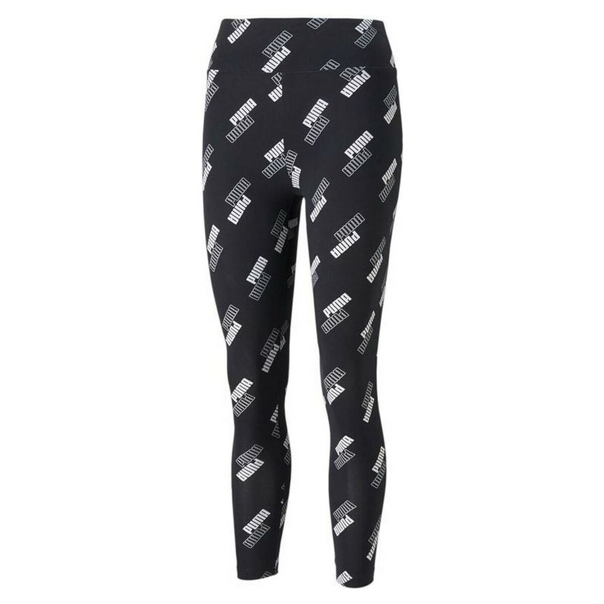 Sportleggings voor Dames Puma Power AOP High Zwart