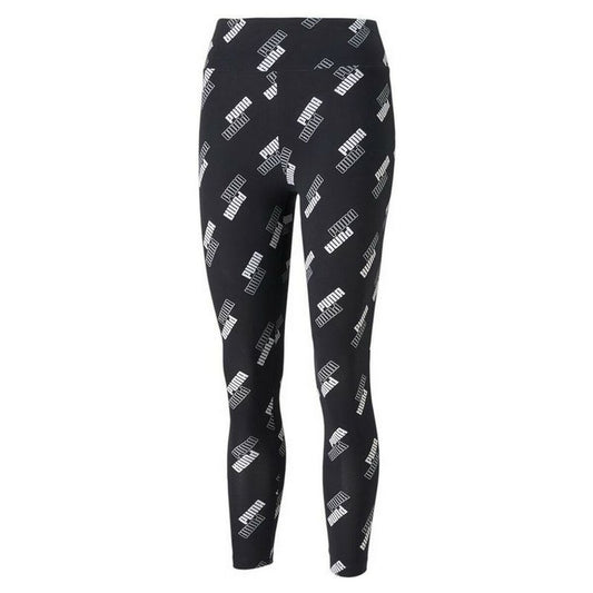 Sportleggings voor Dames Puma Power AOP High Zwart