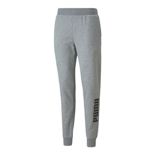 Lange sportbroek Puma Power Logo Grijs