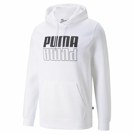 Herenhoodie Puma Power Logo Wit