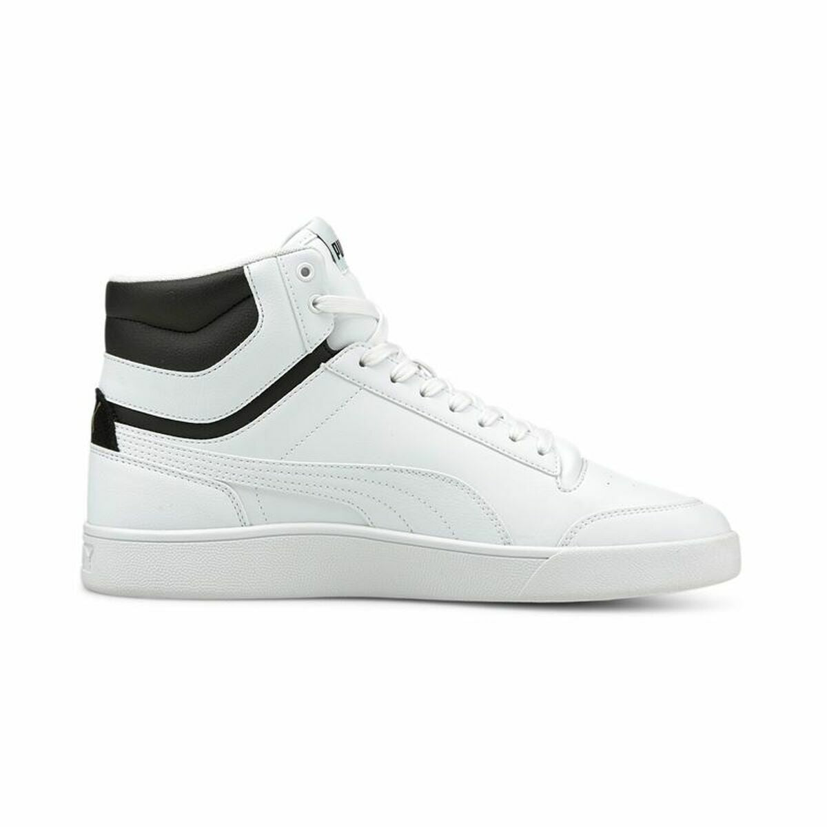 Uniseks Casual Sneakers Puma Shuffle Mid Wit