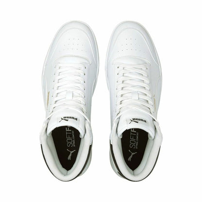 Uniseks Casual Sneakers Puma Shuffle Mid Wit
