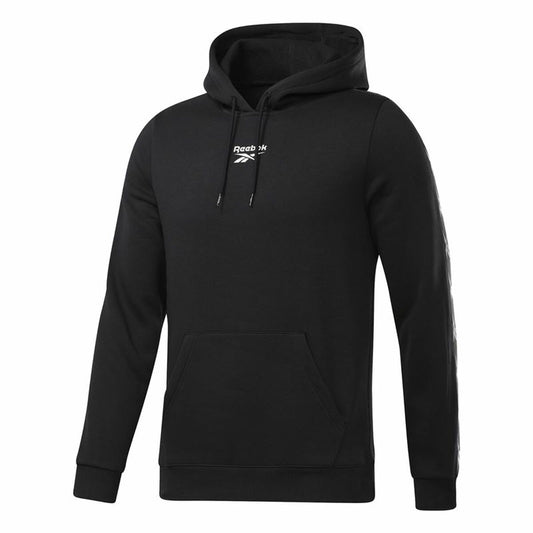 Herenhoodie Reebok Essentials Tape Zwart