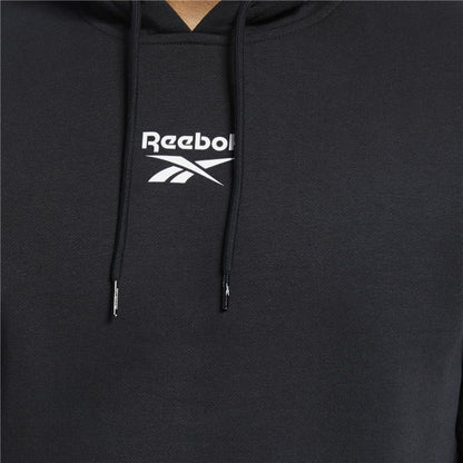 Herenhoodie Reebok Essentials Tape Zwart