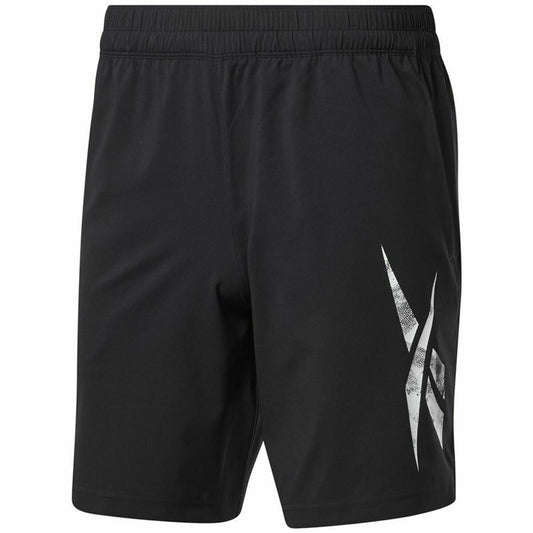 Broeken voor Volwassenen Reebok Workout Ready Zwart