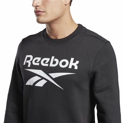 Herensweater zonder Capuchon Reebok Identity Zwart