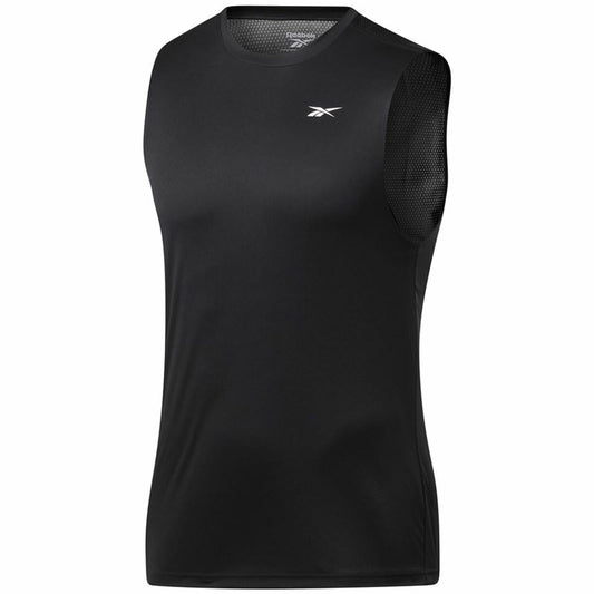 Heren Mouwloos T-shirt Reebok Workout Ready Tech Zwart