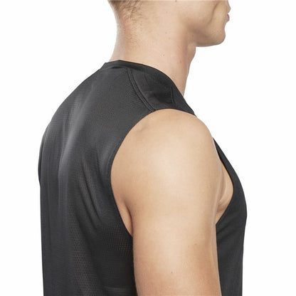 Heren Mouwloos T-shirt Reebok Workout Ready Tech Zwart