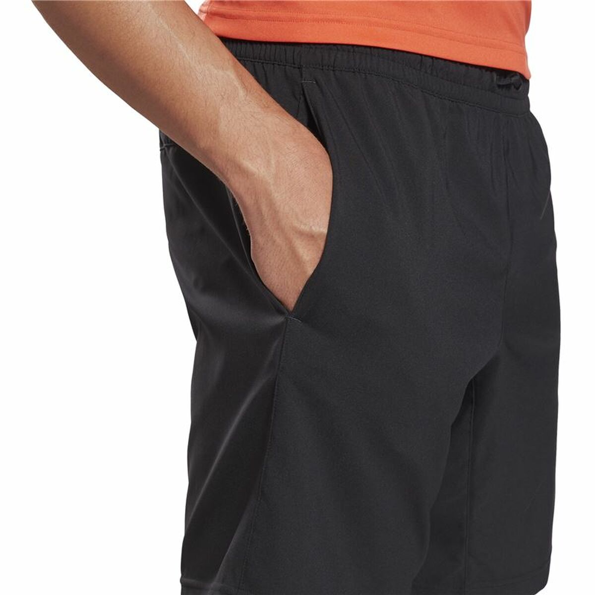 Broeken voor Volwassenen Reebok Workout Ready Zwart