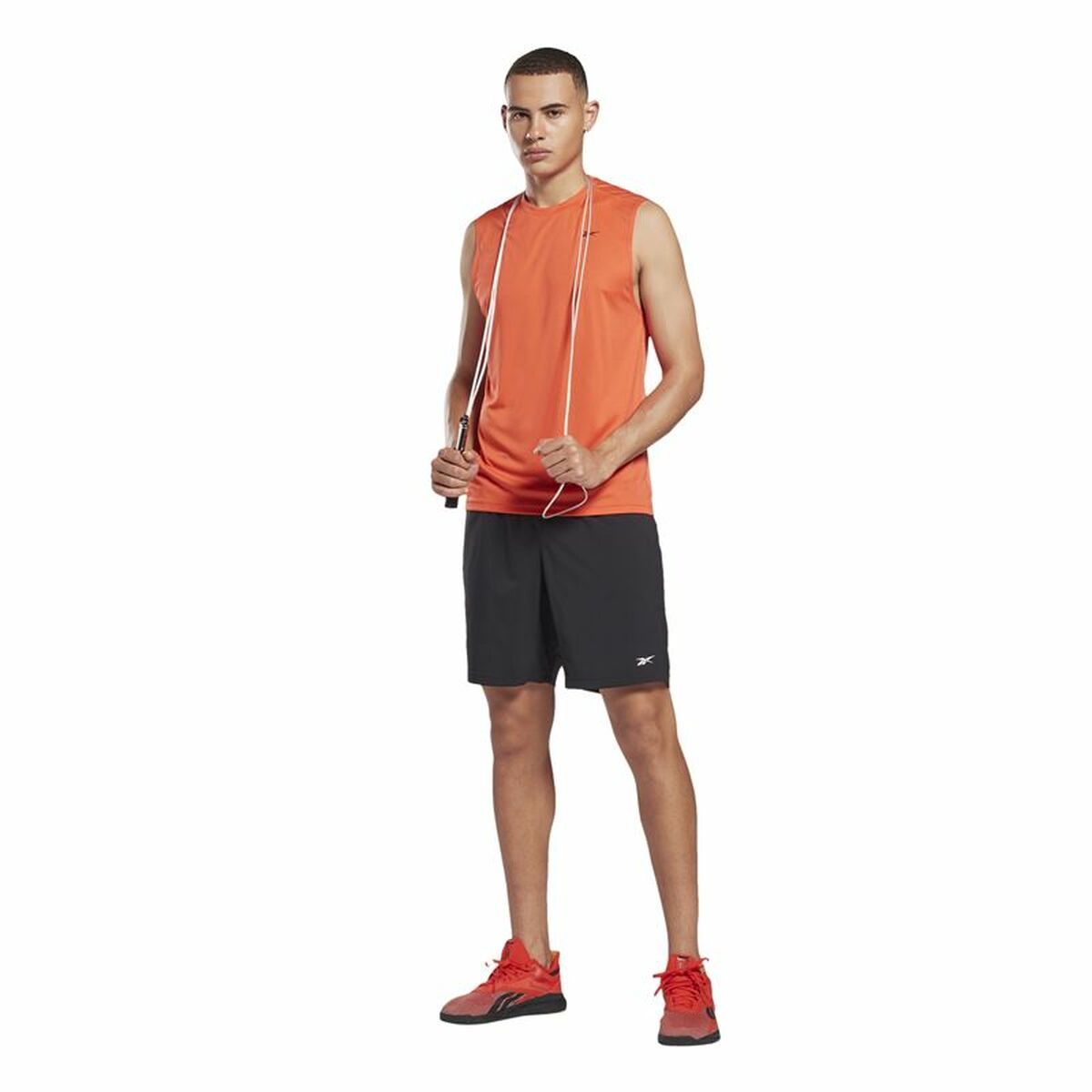 Broeken voor Volwassenen Reebok Workout Ready Zwart
