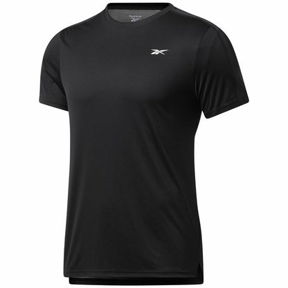 Heren-T-Shirt met Korte Mouwen Reebok Workout Ready Tech Zwart