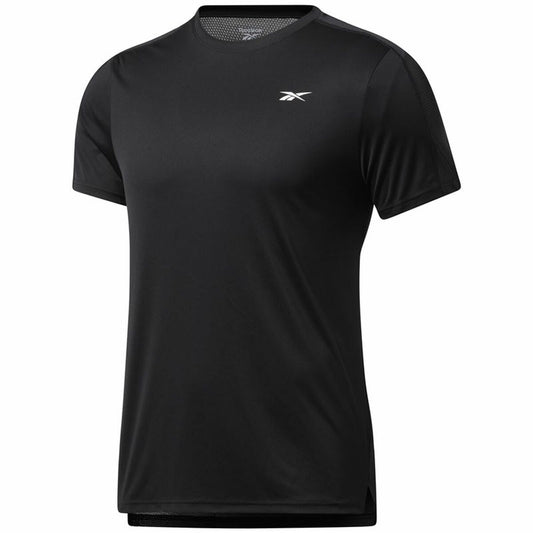 Heren-T-Shirt met Korte Mouwen Reebok Workout Ready Tech Zwart