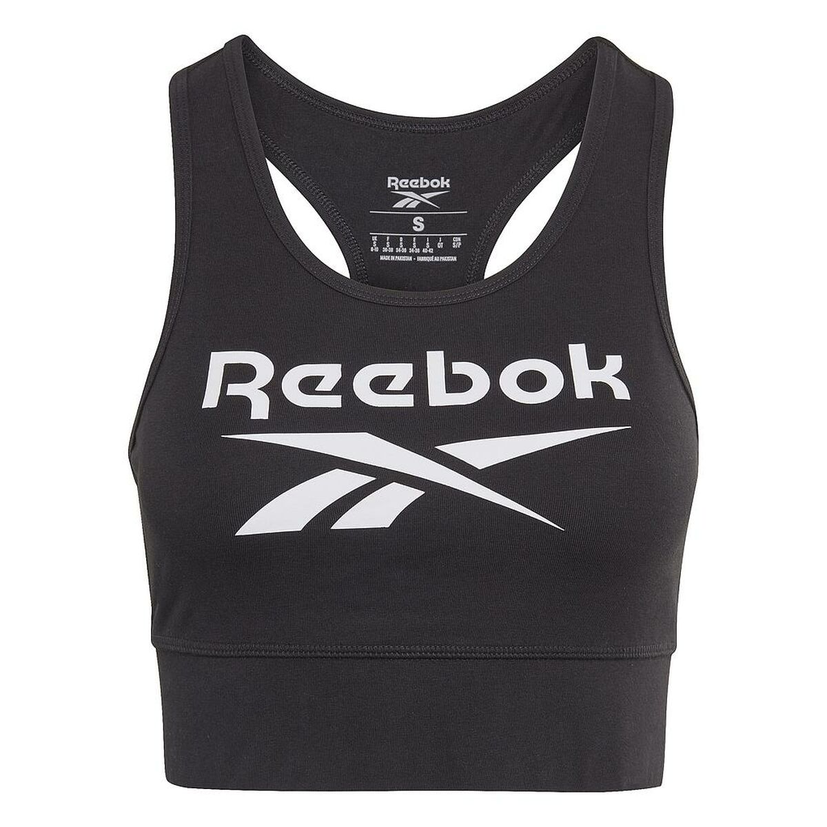 Sporttopje voor dames Reebok BRALET GL2544  Zwart