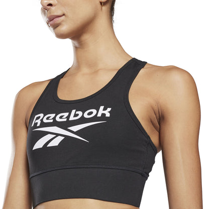 Sporttopje voor dames Reebok BRALET GL2544  Zwart