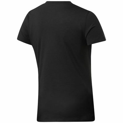 Dames-T-Shirt met Korte Mouwen Reebok Workout Ready Supremium Zwart