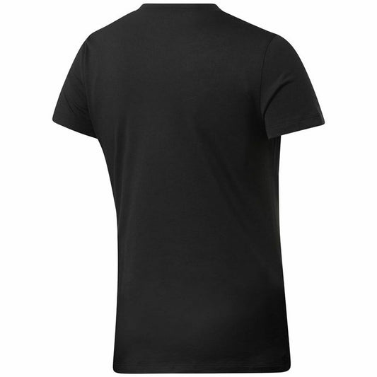 Dames-T-Shirt met Korte Mouwen Reebok Workout Ready Supremium Zwart