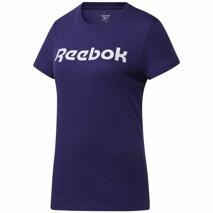 Dames-T-Shirt met Korte Mouwen Essentials Graphic Reebok Paars