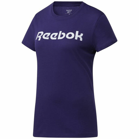 Dames-T-Shirt met Korte Mouwen Essentials Graphic Reebok Paars