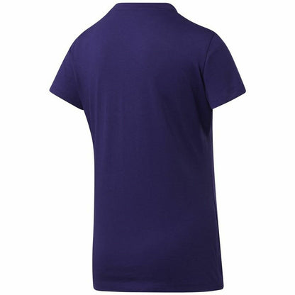 Dames-T-Shirt met Korte Mouwen Essentials Graphic Reebok Paars