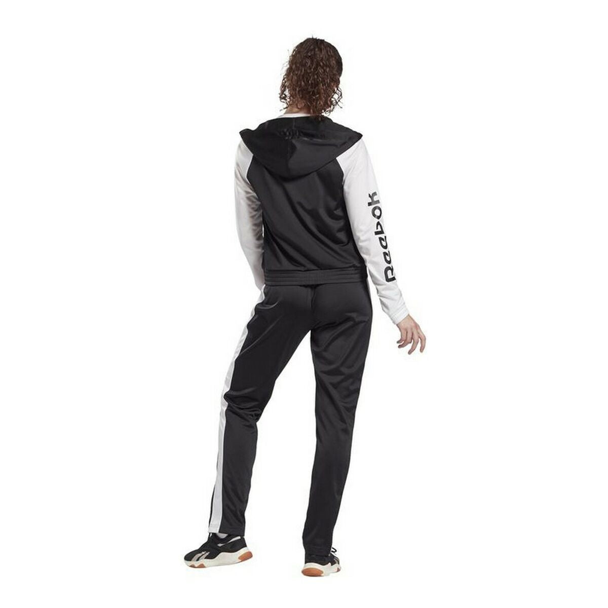Trainingspak voor Volwassenen Reebok Linear Zwart