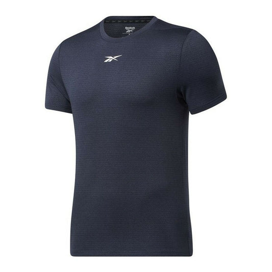 Sport T-shirt Korte Mouwen Reebok Workout Ready Donkerblauw