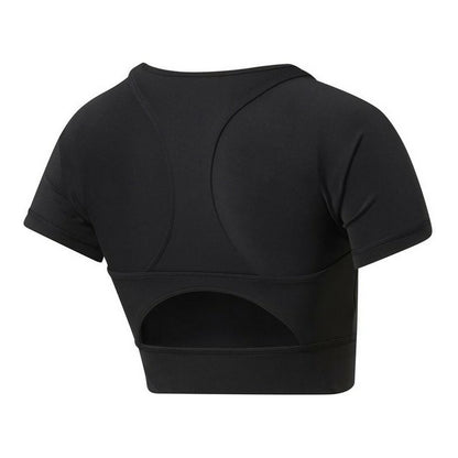 Dames-T-Shirt met Korte Mouwen Reebok Training MYT Zwart