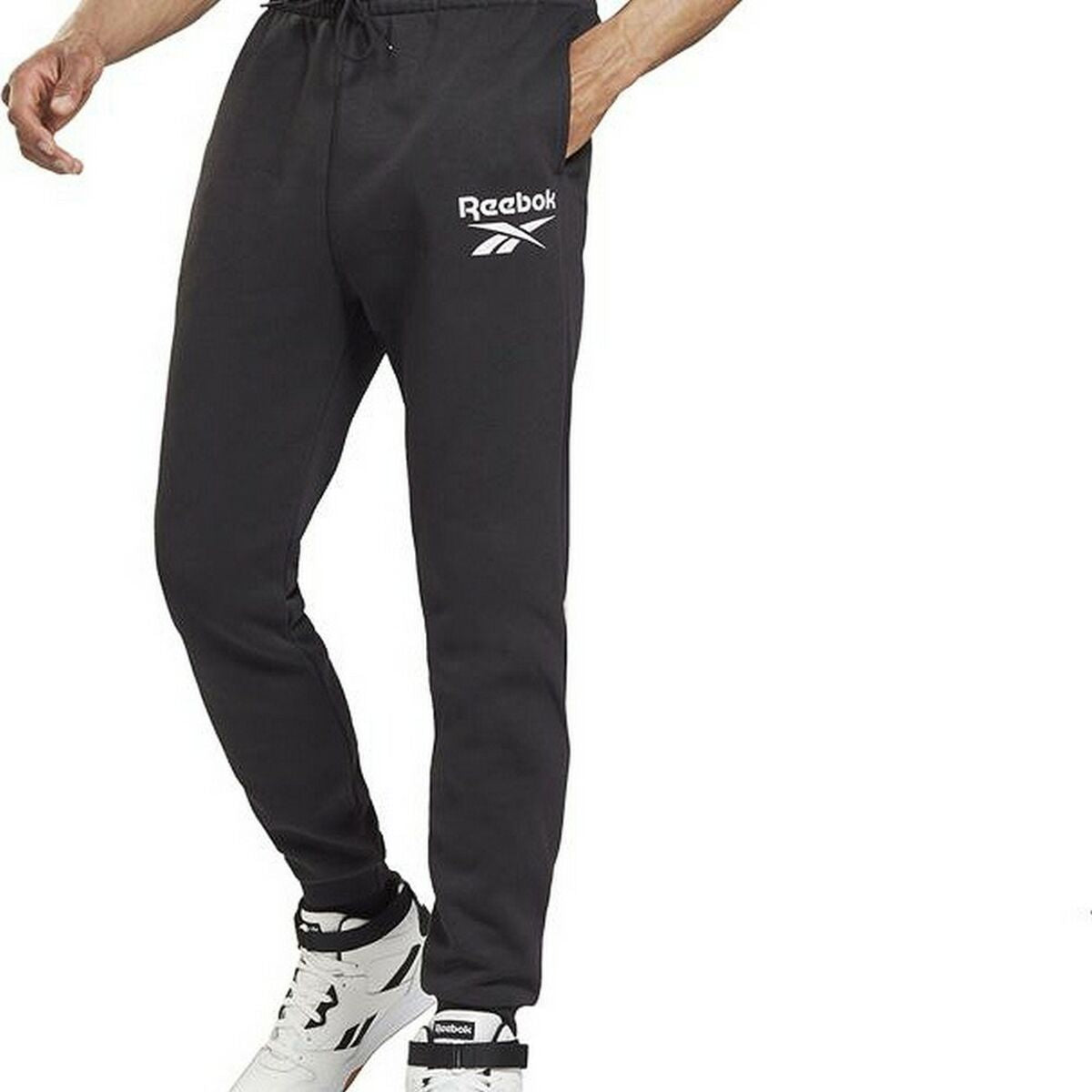 Lange sportbroek Reebok Identity Vector Zwart Mannen