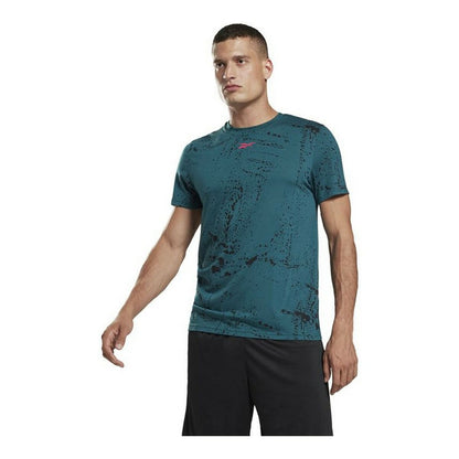Sport T-shirt Korte Mouwen Reebok Workout Ready Donker grijs
