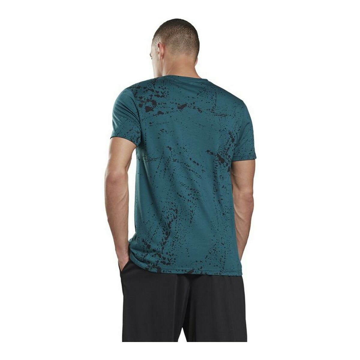 Sport T-shirt Korte Mouwen Reebok Workout Ready Donker grijs