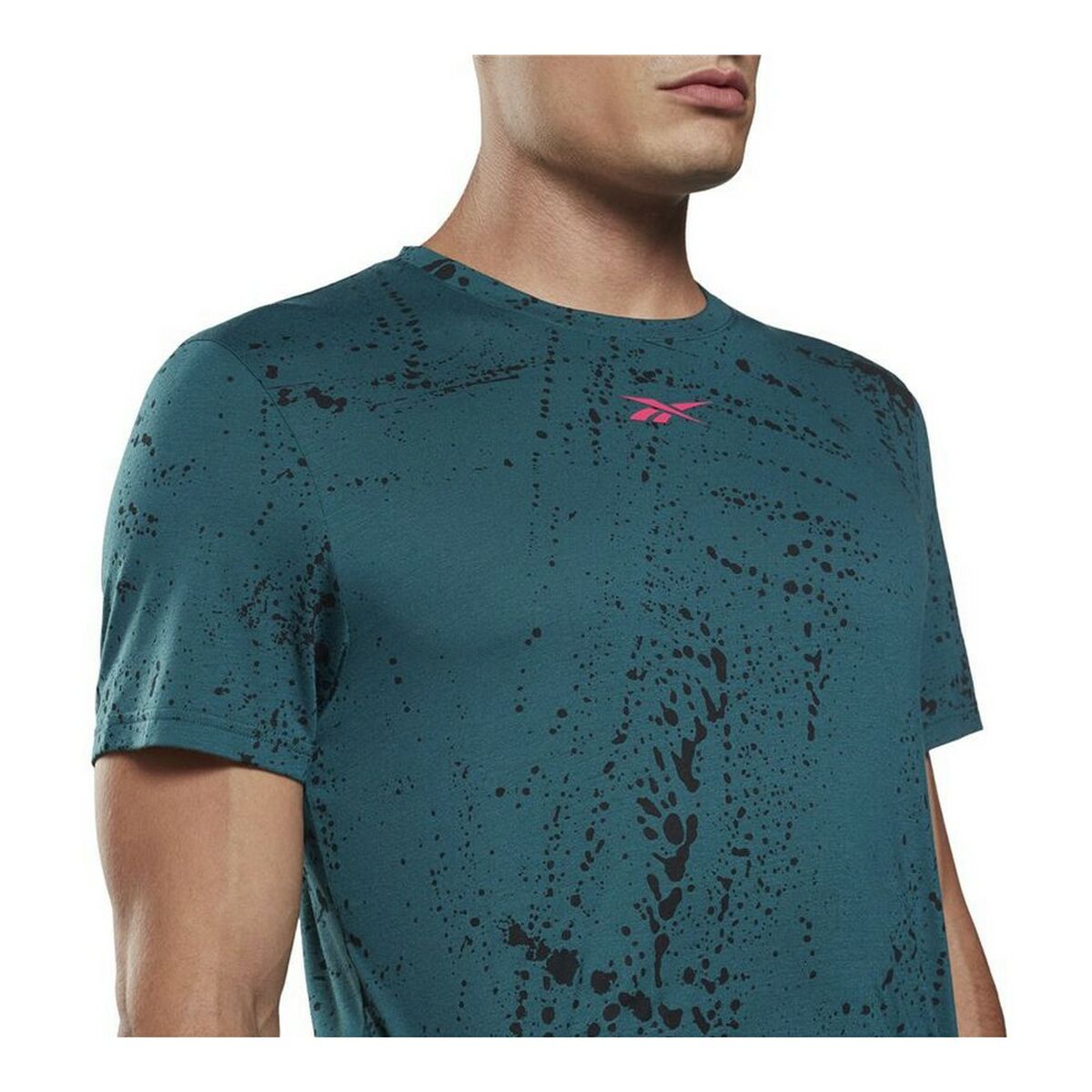 Sport T-shirt Korte Mouwen Reebok Workout Ready Donker grijs